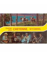 Postcard WY-60 Greetings from Cheyenne Wyoming Set of 5 - $16.36 CAD