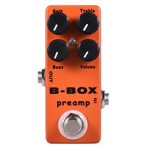 Ymuze Mini B-Box Preamp Pedal Electric Guitar Effect With Overdrive Func... - $58.99