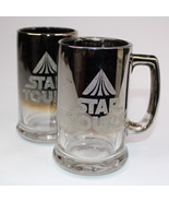 Vintage Disneyland Star Wars Tours Glass Theme Park Lucasfilm Stein Mug ... - $15.48