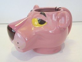 New Vintage Pink Panther Large Coffee Mug With Tag 3-Dimensional Face 1994 - £31.34 GBP