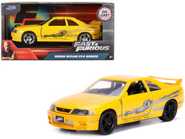 Leon&#39;s Nissan Skyline GT-R (BCNR33) Yellow Metallic with Graphics &quot;Fast &amp; Furiou - £15.87 GBP