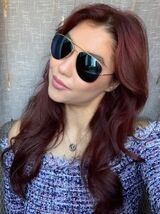 New Gold Blue Aviator Men's Women's Sunglasses D3 - $12.99