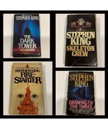 Stephen King Lot of 4 Drawing of the Three Skeleton Crew Fire Starter Da... - $12.19