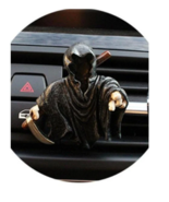 Grim Reaper Air Freshener with Vent Clips - £2.39 GBP