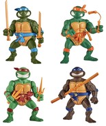 Teenage Mutant Ninja Turtles: Classic 4&quot; Turtles 4-Pack Figure Bundle Co... - £73.20 GBP