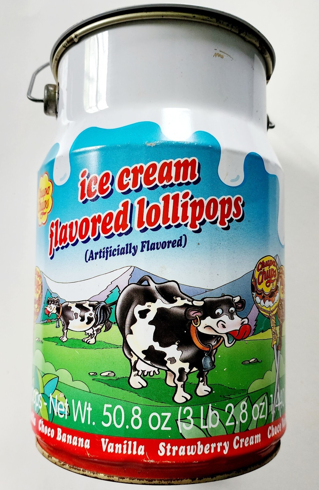 1994 The Chupa Chups Ice Cream Flavored Lollipops Tin Vintage Can 2nd Ed HW1 Item image 2