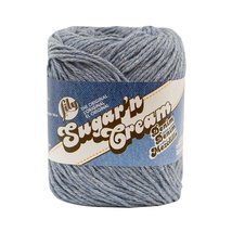 Lily Sugar &#39;N Cream 10200101118 The Original Solid Yarn, 2.5oz, Medium 4 Gauge,  - £3.07 GBP