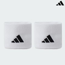 adidas Tennis Wristbands S Badminton  Sports Sweatband White 2pcs NWT HT... - $21.51