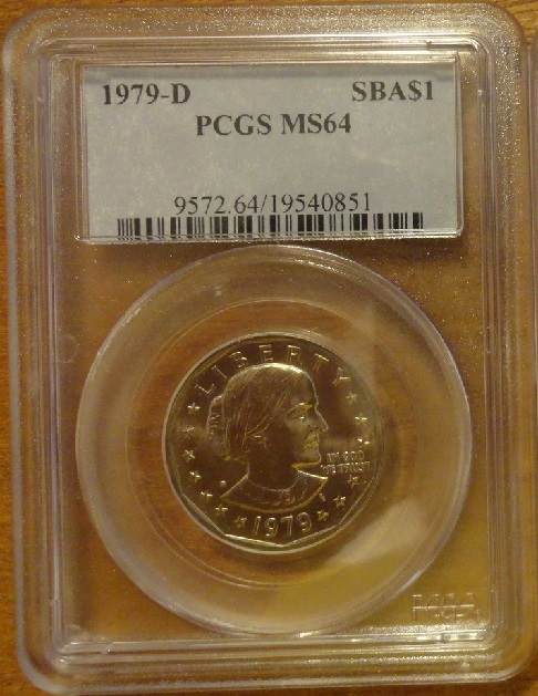 1979-D Susan B. Anthony Dollars: MS64 PCGS  20120328b - $19.99