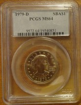 1979-D Susan B. Anthony Dollars: MS64 PCGS  20120328b - £15.95 GBP
