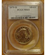 1979-D Susan B. Anthony Dollars: MS64 PCGS  20120328b - £15.97 GBP