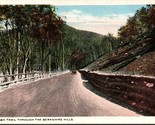 Through Berkshire Hills Mohawk Trail Massachusetts MA UNP Unused WB Post... - $2.63