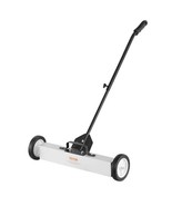 50Lbs Rolling Magnetic Sweeper with Wheels, Push-Type Magnetic Pick Up S... - $90.70 CAD