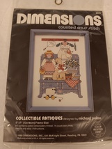 Dimensions 6523 Counted Cross Stitch Kit Collectible Antiques Vintage Ki... - $19.99