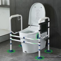 Greenchief Toilet Safety Rails 300Lb, Stand Alone Toilet Frame, And Disa... - $67.95