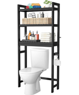 Bamboo over the Toilet Storage Shelf, 3-Tier above Toilet Storage Organi... - €85,14 EUR