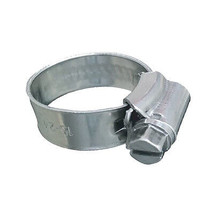 Trident Marine 316 SS Non-Perforated Worm Gear Hose Clamp - 3/8&quot; Band - 5/8&quot;-15/ - £24.69 GBP