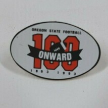 Vintage 1893-1993 Oregon State Football Onward 100 Years Lapel Hat Pin - $4.46