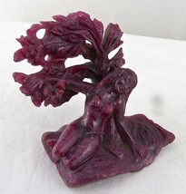 57X49 MM NATURAL AFRICAN RUBY LADY FIGURE 428 CTS GEMSTONE STATUE FOR HO... - £417.66 GBP