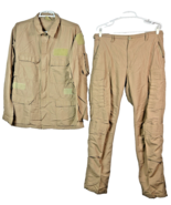 U.S. Military USGI Medium Regular Aircrew Tan Coat & Trouser Set - $74.25