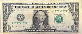 $1 One Dollar Bill 17774187, Tulsa, OK ZIP: 74187 - £3.98 GBP