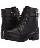 8647 Ride Tecs 7&#39;&#39; Lace Zipper Women&#39;s Leather Motorcycle, Biker Boot  - $149.92 CAD