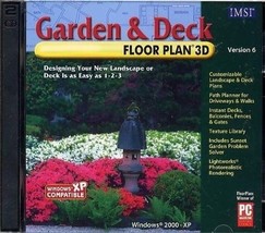 Garden and Deck Floor Plan 3D Version 6 (2 CD Set) - £8.19 GBP