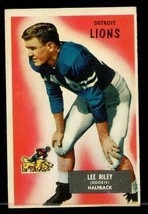 Vintage Football Card 1955 Bowman #21 Lee Riley Detroit Lions Rookie Halfback - £10.08 GBP