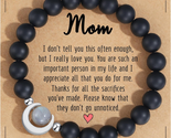 Mothers Day Gifts for Mom from Daughter Son - Natural Stone Mom Bracelet... - £22.17 GBP