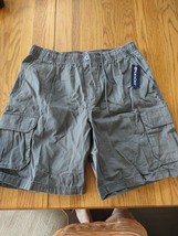 Northcrest Size Medium Gray Men&#39;s Cargo Shorts-Brand New-SHIPS N 24 HOURS - £39.13 GBP