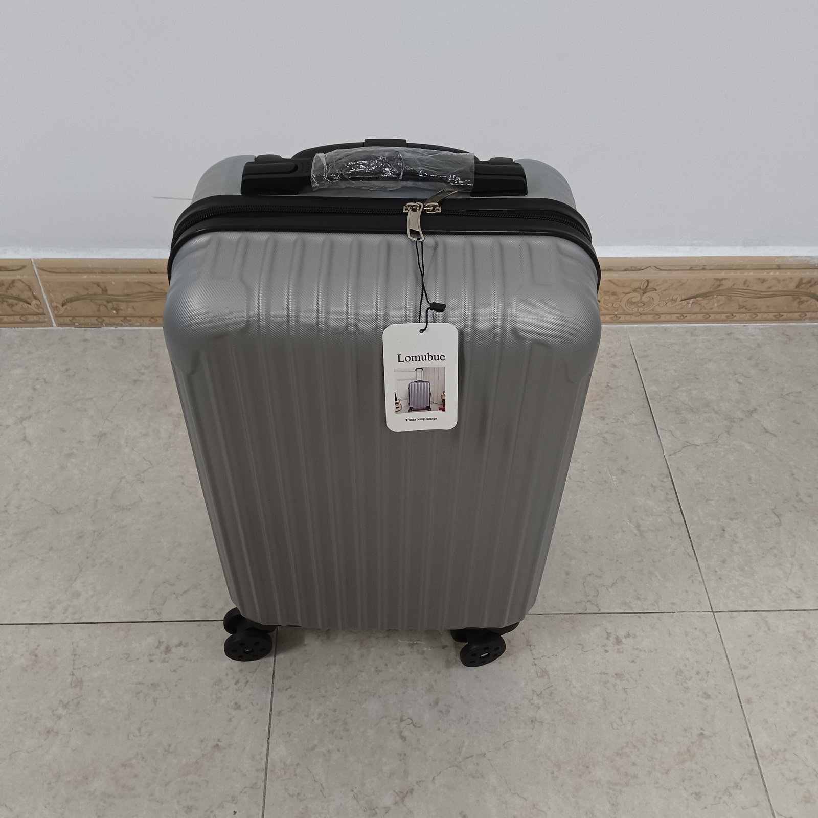 Lomubue Trunks being luggage lightweight and portable suitcase with 4 wh... - $40.99