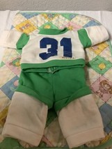 Vintage Cabbage Patch Kids #31 Sports Outfit Green &amp; White - £43.33 GBP