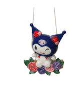 Kuromi Hello Kitty Ceramic Garden Swinger 6.5&quot;L Blue Sky Clayworks - $635.41 MXN