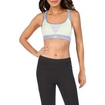 Reebok Training Supply Hero Racer Bra, Lemon Glow, Size Medium - $21.67
