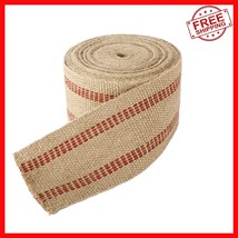Rustic Red Jute Webbing Tape, 3.5&quot; x 10 Yards - Perfect for Crafts &amp; Rep... - $532.12 MXN