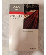 2017 Toyota Corolla Owner&#39;s Manual OEM - $23.75 CAD