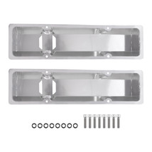 1pair Fabricated Aluminum Tall Valve Covers For Small Block Chevy 305 327 V8 - $82.82