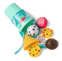 MELISSA &amp; DOUG Play to Go Ice Cream Play Set Toy, 1 EA - $9.89