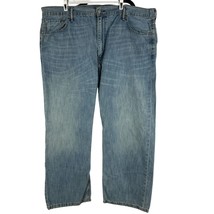 Levis 569 Loose Straight Fit Jeans Size W42 L30 Light Blue Denim 100% Co... - $23.03