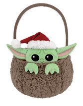 Disney The Child Grogu Star Wars Plush Christmas Basket St. Nicholas Square NWT - £23.80 GBP