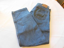 Levi&#39;s Levi Strauss 505 Men&#39;s Jeans Blue Denim Pants Straight Fit W 36 L... - £16.21 GBP
