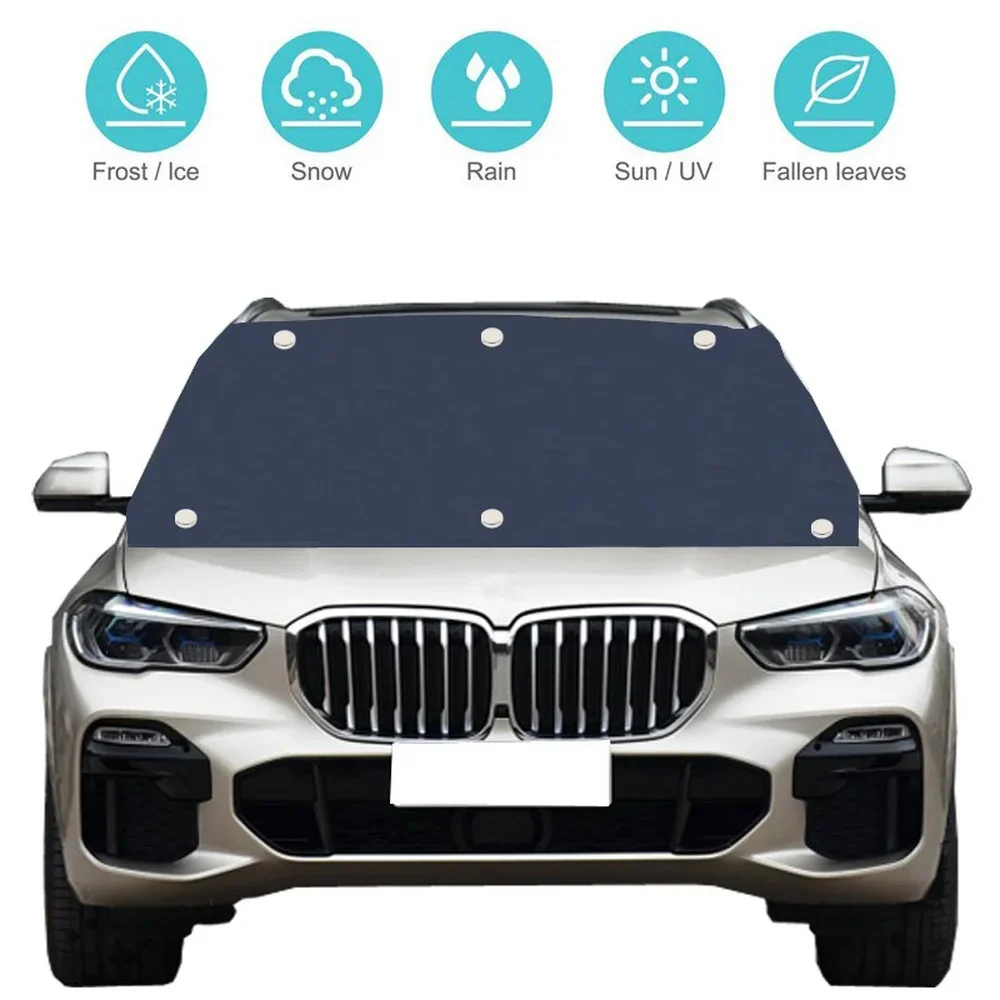 210*120cm Magnetic Car Sun Shade Protector Auto Front Window Sunshade Cover Car - £11.49 GBP