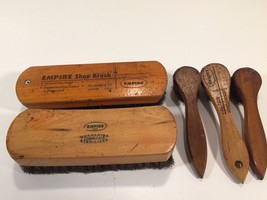 Set of Vintage Empire Shoe Brushes - 5 Brushes in all. - £23.97 GBP