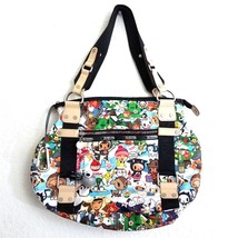 Tokidoki for LeSportsac Purse Shoulder Bag Happy Holidays Print with Charm - £118.42 GBP