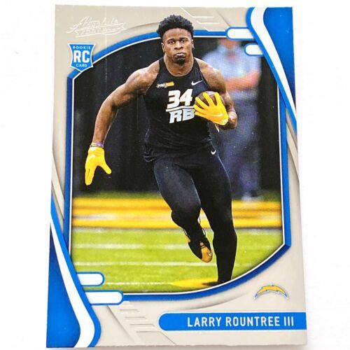 Primary image for 2021 Panini Absolute Football Larry Rountree III Rookie Card RC#168 LA Chargers