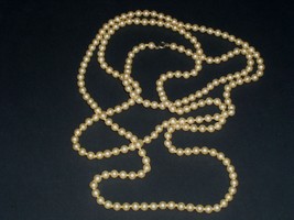 Necklace Faux Pearl Costume Jewelry Vintage 1950&#39;s 1960&#39;s - £16.01 GBP