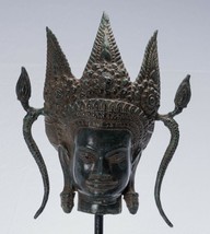 Apsara - Antique Khmer Style Bronze Angkor Wat apsara or Angel Statue - 35cm/14&quot; - £482.03 GBP