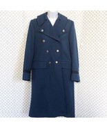Vintage Flying cross officers blue long military coat Women’s Size S Small - $85.53 CAD
