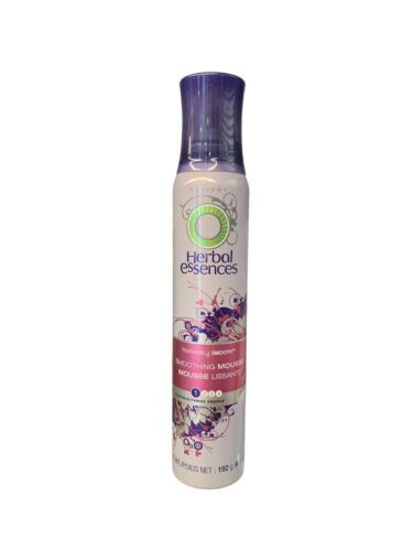 Herbal Essence Clairol TOUCHABLY Smooth Smoothing Mousse 6.8 Oz Can Dented