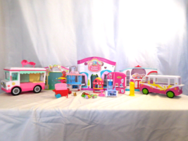 Shopkins Fashion Boutique + Small Mart + Sweet Spot + Ice Cream Truck + ... - $414.68 MXN